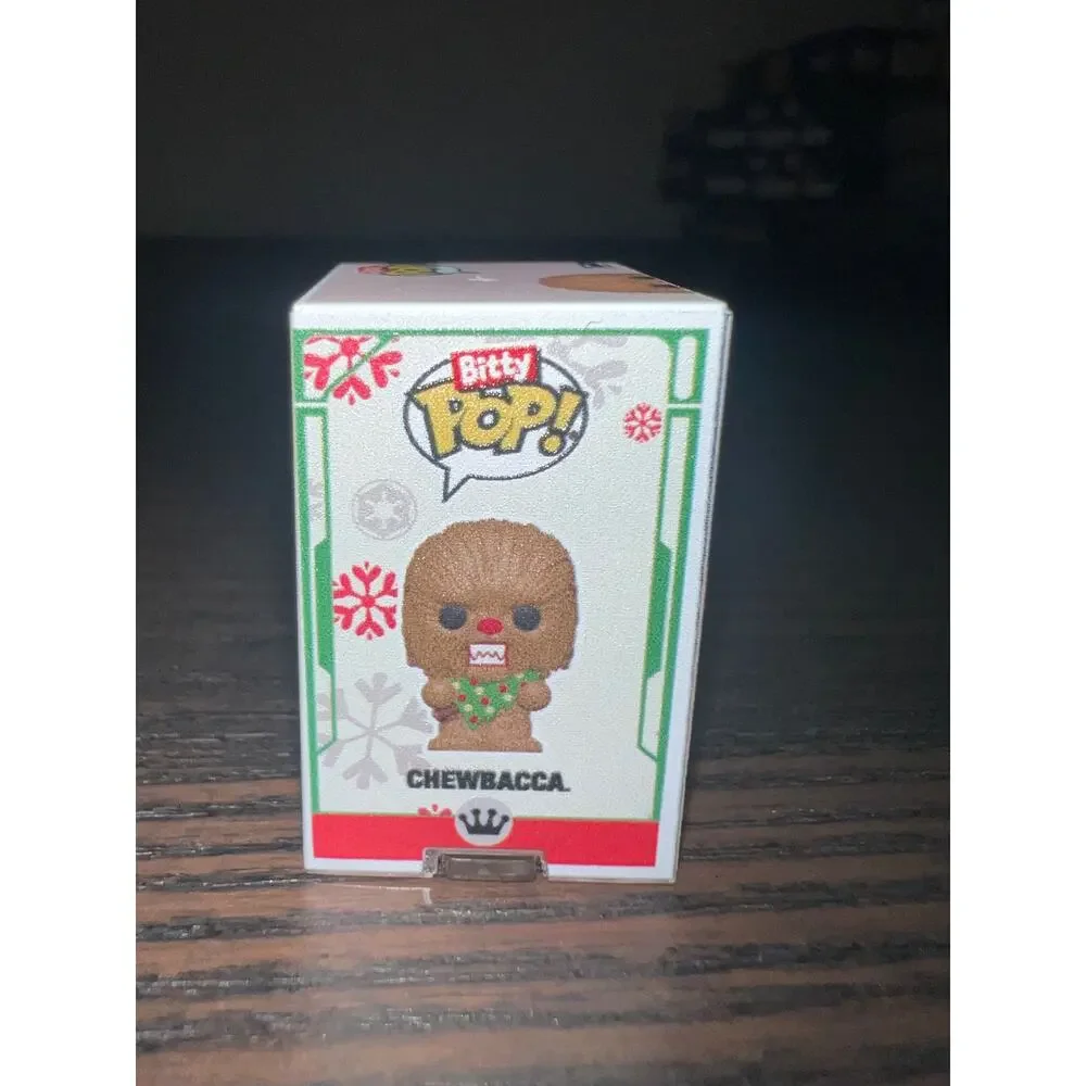 BITTY Nutcracker Chewbacca 1-Inch Funko Pop Star Wars Movies Christmas Holidays